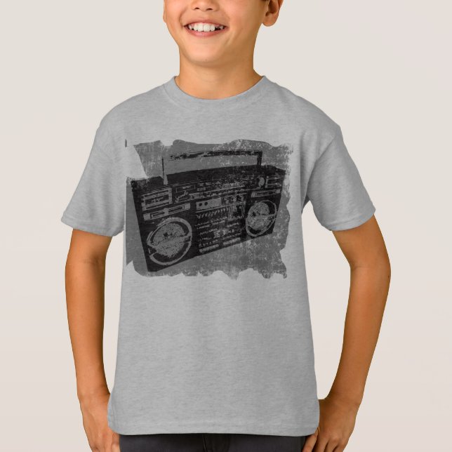 BOOM-KARTE DER 80ER JAHRE COOLER RETRO T-Shirt (Vorderseite)