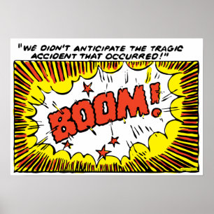 BOOM! (kleinere Größen) Poster