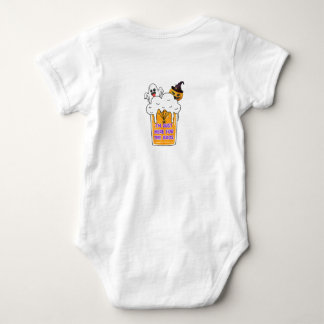 Boom lustig niedlich glückliches Halloween-Sprichw Baby Strampler