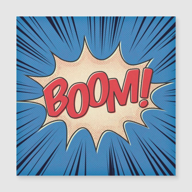 Boom! Magnetkarte (Vorderseite)
