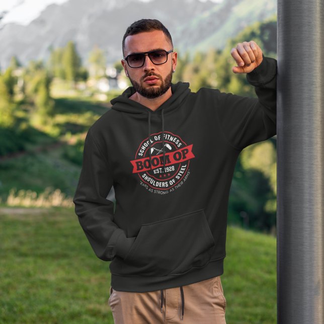 Boom Op School of Fitness Hoodie (Von Creator hochgeladen)