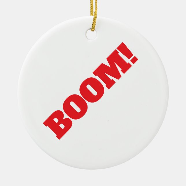 BOOM Professional elegant modern minimalist plain Keramik Ornament (Vorne)