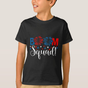 Boom Squad 4. Juli Shirt Feuerwerke unabhängig