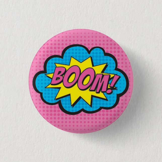 BOOM! Superhero-Button GV2 Button (Vorderseite)