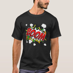 Boom Vintager Pop Art Retro Comic Geschenkartikel T-Shirt
