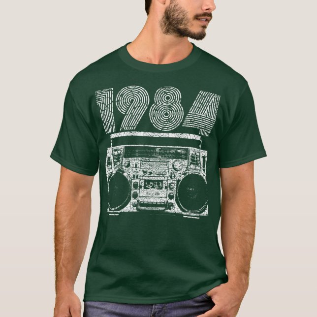 Boombox 1984 T-Shirt (Vorderseite)