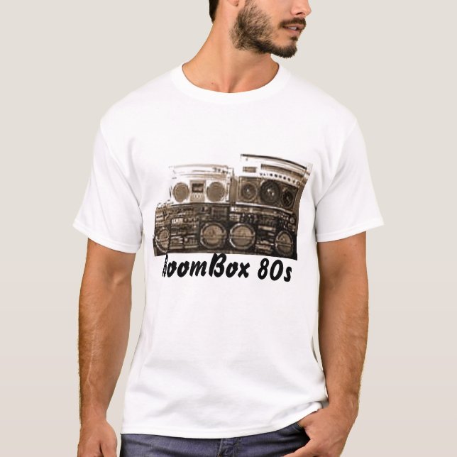 BoomBox 80er T-Shirt (Vorderseite)
