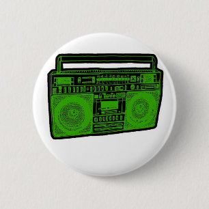 boombox Getto-Bläserradio Button