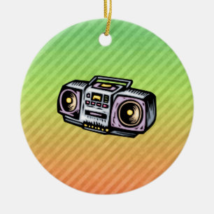 Boombox Keramik Ornament