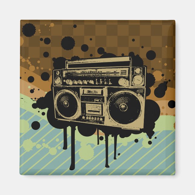 Boombox Magnet (Vorne)