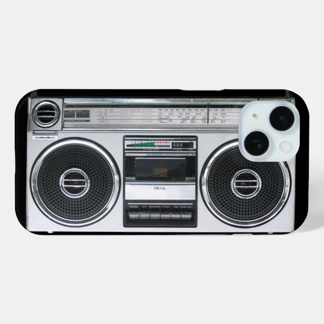 Boombox Phone Case (Rückseite (Horizontal))