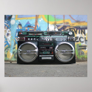 Boombox Plakat