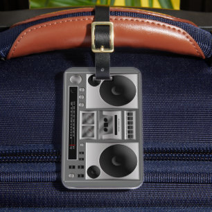 Boombox Radio Graphic Gepäckanhänger