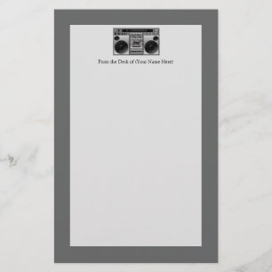 Boombox Radiographik Briefpapier
