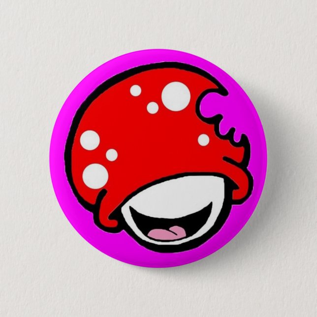 Boomer-Button - helles Rosa Button (Vorderseite)