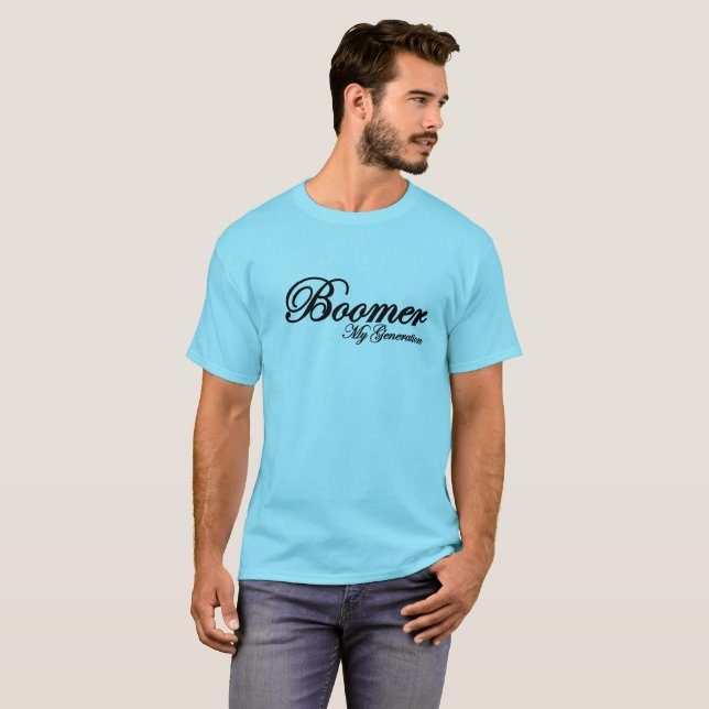 Boomer Generation blueT-Shirt T-Shirt (Vorne ganz)