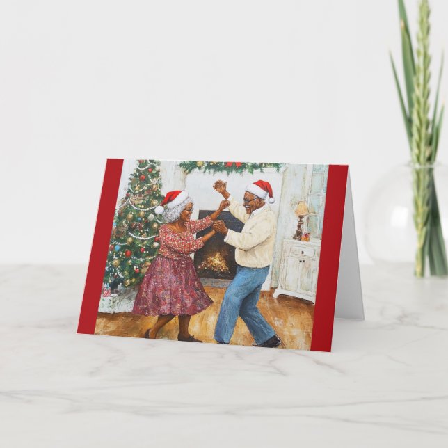 Boomer Joyful Holiday Dance Carte de Noël (Devant)