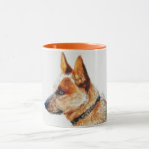 "Boomer" rote Heeler zwei Ton-Tasse