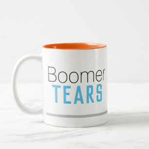 Boomer Tears 2 toned mug (à main R)