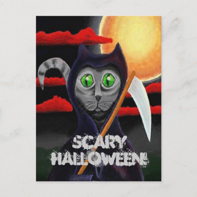 Boomer the DeathCat Postkarte (Vorderseite)