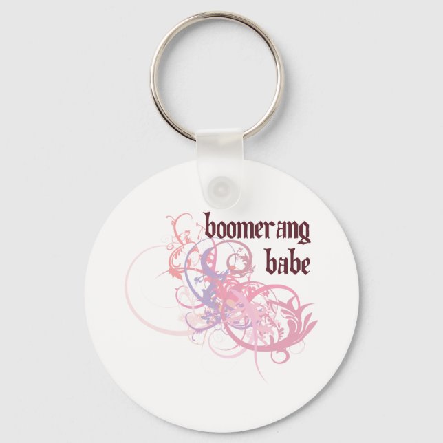 Boomerang Babe Schlüsselanhänger (Vorderseite)
