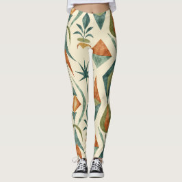 Boomerang Formulare Nahtloses Muster Leggings