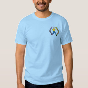 Boomerang-Logo Besticktes T-Shirt