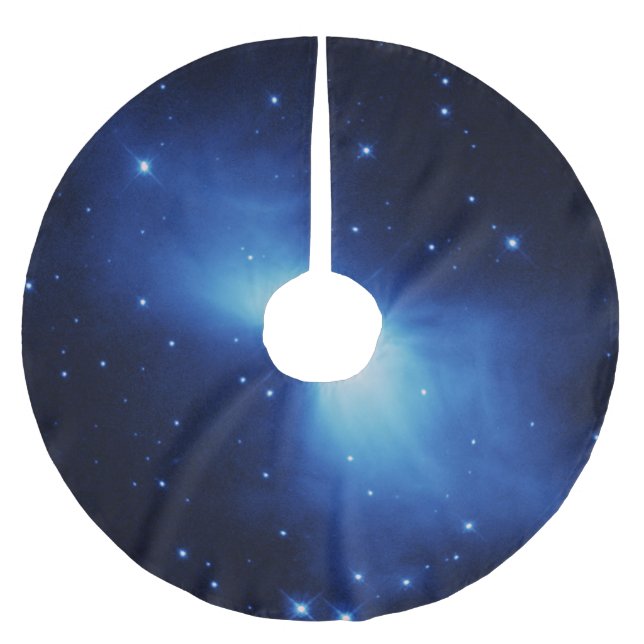 Boomerang Nebel im Weltraum der NASA Polyester Weihnachtsbaumdecke (Vorderseite)