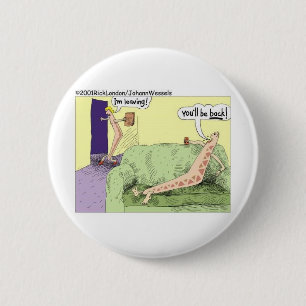 Boomerang Relagionships Funny Cartoon Geschenke & Button