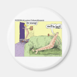 Boomerang Relagionships Funny Cartoon Geschenke &  Magnet