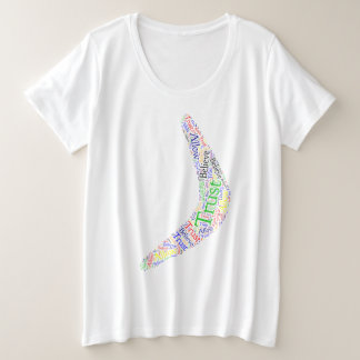Boomerang zulassen, glauben, Vertrauen Große Größe T-Shirt