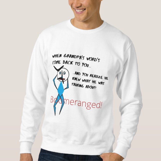 Boomeranged Sweatshirt (Vorderseite)