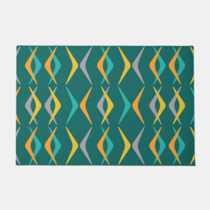 Boomerangs Aquamarin Fußmatte