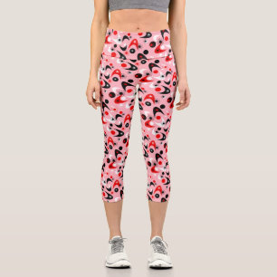 Boomerangs im Mid-Century Stil Capri Leggings