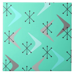 Boomerangs Sternexplosionen des Mittelalters neige Fliese