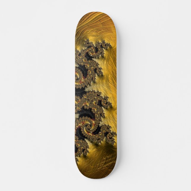 BoomGoo™ Skateboard F396 "Stone Dragon" 3 Gold (Vorne)