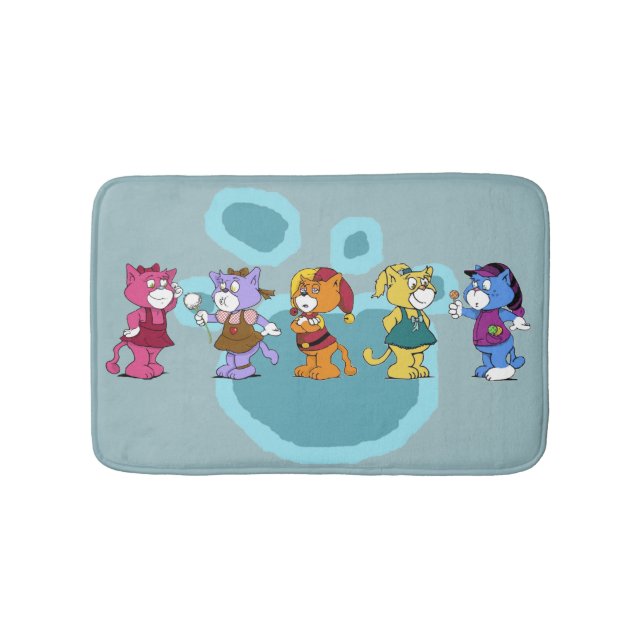 Boomi Cats Badematte (Vorderseite)