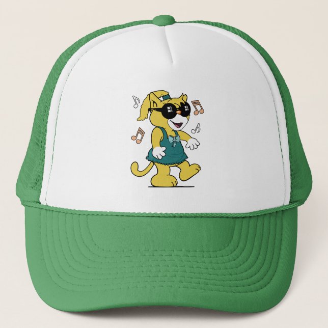 Boomi Cats | Kooky Dancing Truckerkappe (Vorderseite)