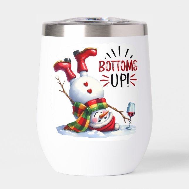 Booms Hoher lustiger Schneemann personalisiert (Vorderseite)