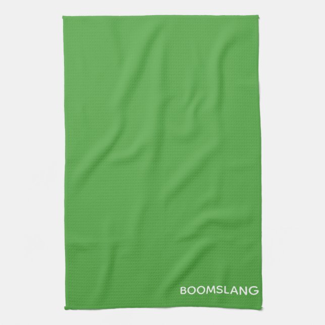 Boomslang grüne Farbe Geschirrtuch (Vertikal)