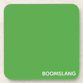 Boomslang grüne Farbe Getränkeuntersetzer