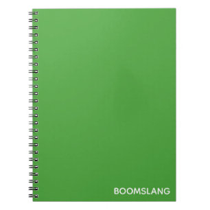 Boomslang grüne Farbe Notizblock
