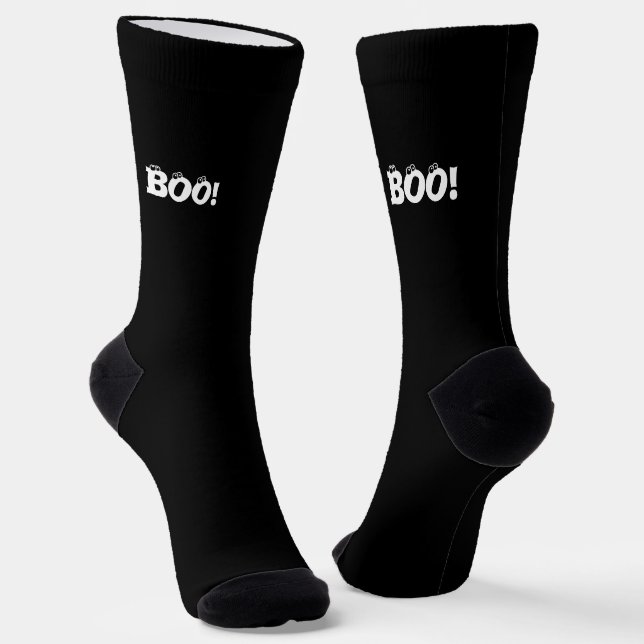 Boomspuy-Augenbrauen-Typografie Moderne lustige ni Socken (Gewinkelt)