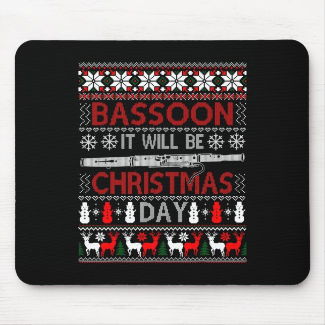 Boon es wird Weihnachtsgeschenk Uganda Weihnachten Mousepad (Vorne)