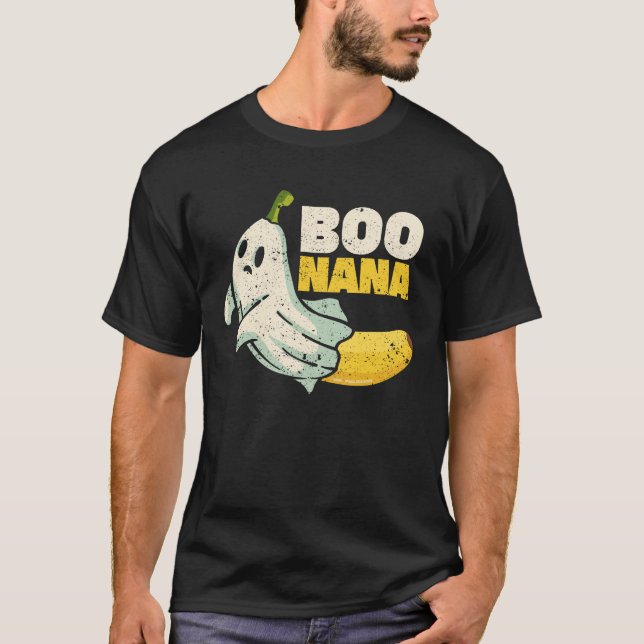 Boonana Cute ghost banana Halloween T-Shirt (Vorderseite)
