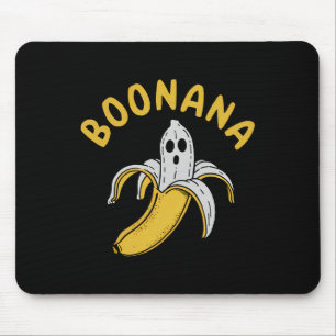 Boonana Funny Skeleton Inside Banana Quirky Mousepad