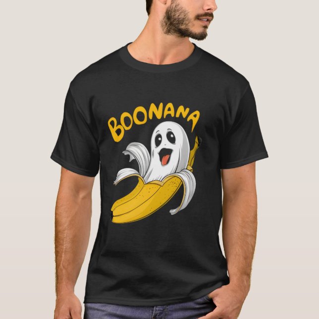 Boonana Ghost Banana Kostüme Männer Frauen Kinder  T-Shirt (Vorderseite)
