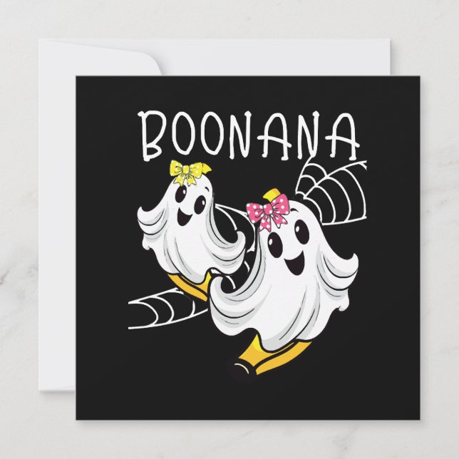 Boonana Niedlich Ghost Banana Halloween (Vorderseite)