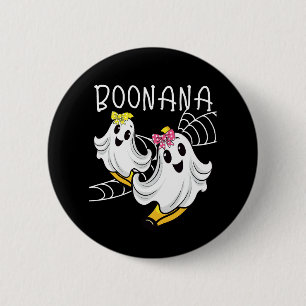 Boonana Süßer Geist Banane Halloween Button