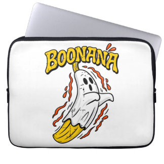 Boonana Süßer Geist Banane Halloween Laptopschutzhülle